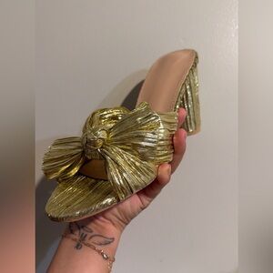 Amazon Gold Bow Heels